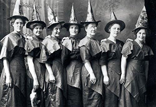8 x 10 Old Vintage Photo Halloween Witches 1910 | Amazon (US)