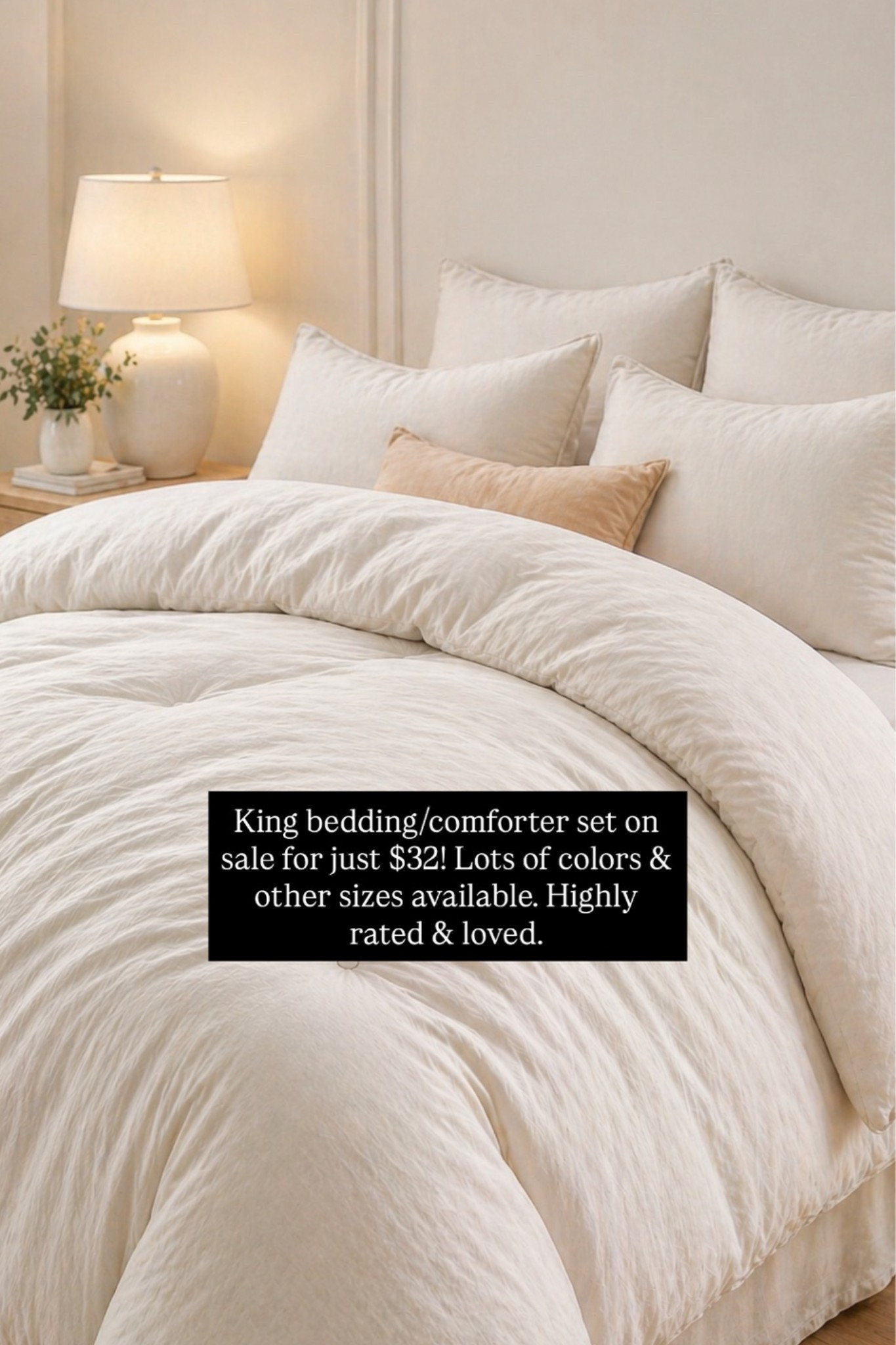 ⭐️⭐️⭐️⭐️⭐️ comforter set

#LTKHome #LTKSaleAlert #LTKdayinmylife