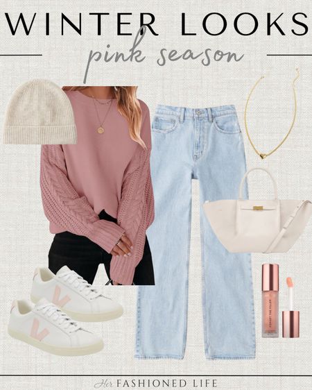 Winter looks with a pop of pink! 

#LTKstyletip #LTKSeasonal