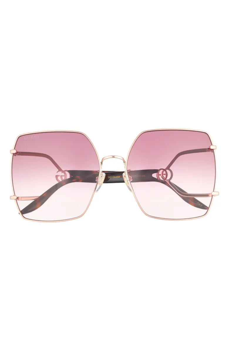 Gucci 61mm Square Sunglasses | Nordstromrack | Nordstrom Rack