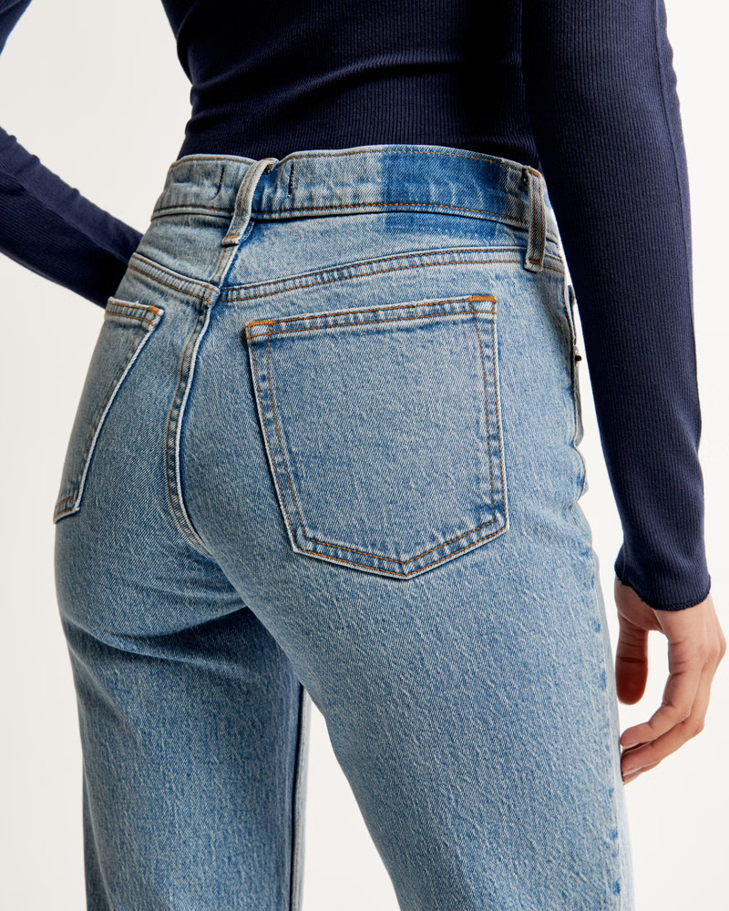 Mid Rise 90s Straight Jean | Abercrombie & Fitch (US)