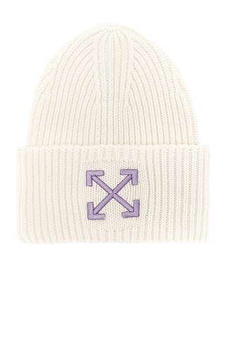 Arrow Ribbed Beanie | FWRD 