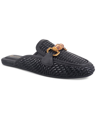Giani Bernini Women's Kayda Raffia Woven Slip On Mules, Created for Macy's - Macy's | Macy's