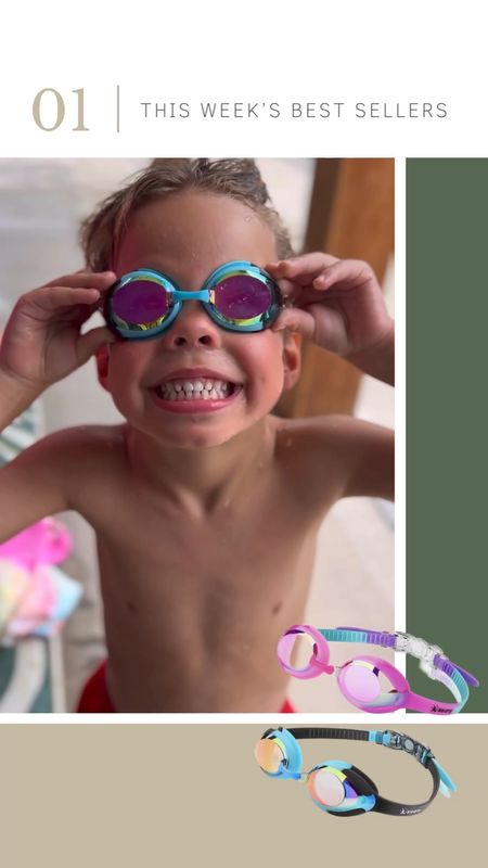 This weeks best seller! These kids goggles are soooo good! Clasp back to prevent hair tangling and pulling! And they actually stay in place! Our kiddos love them! Currently on sale for a great price and lots of colors to choose from! Amazon find pool days pool and beach must have travel necessity kids children toys swim

#LTKswim #LTKkids #LTKsalealert