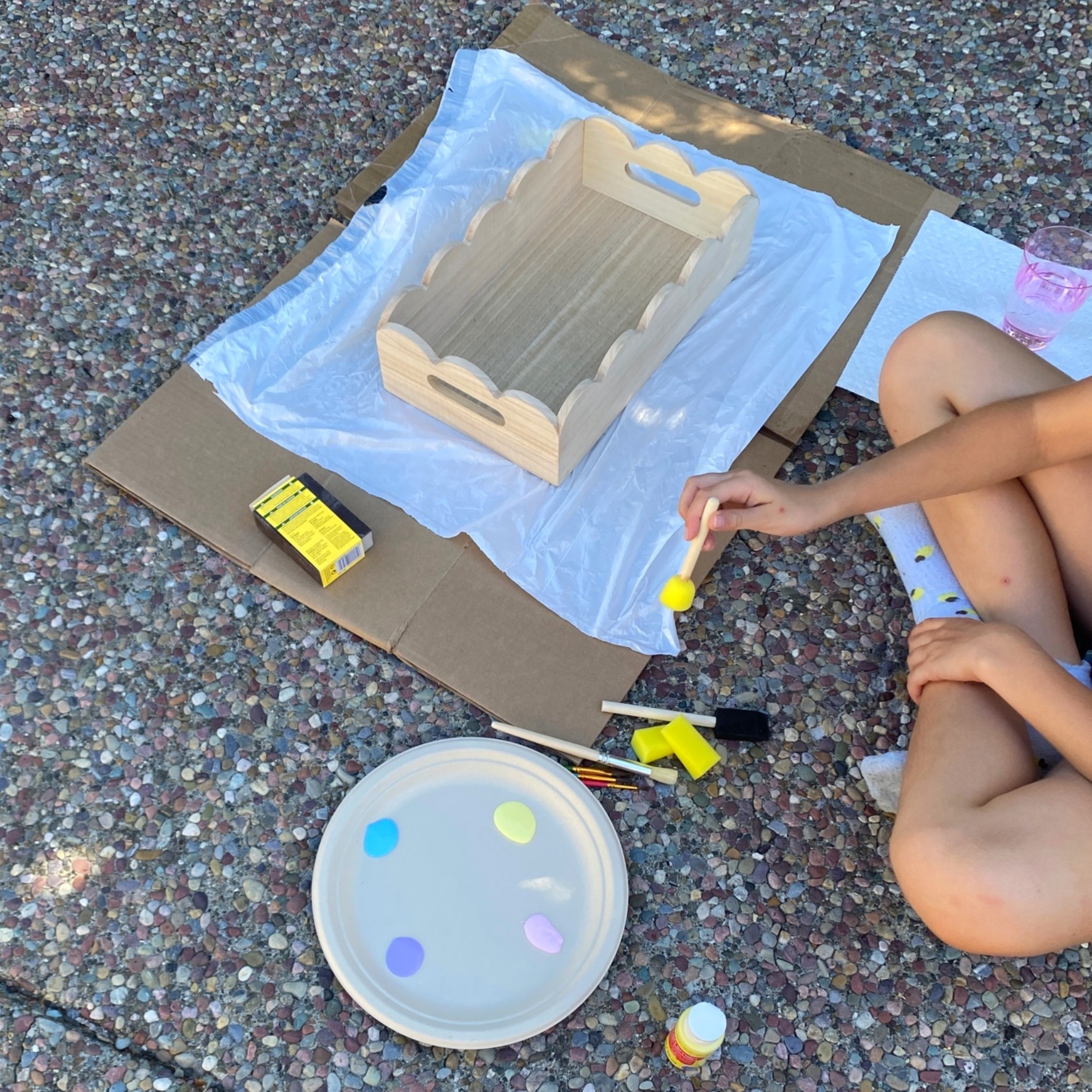 Summertime fun with my granddaughter— went craft shopping & got her a wooden box to paint for all her journal supplies. Additionally kids are painting bikini boxes. What crafts do your kids & grandkids enjoy?

#LTKmomlife #LTKdayinmylife #LTKstorytime