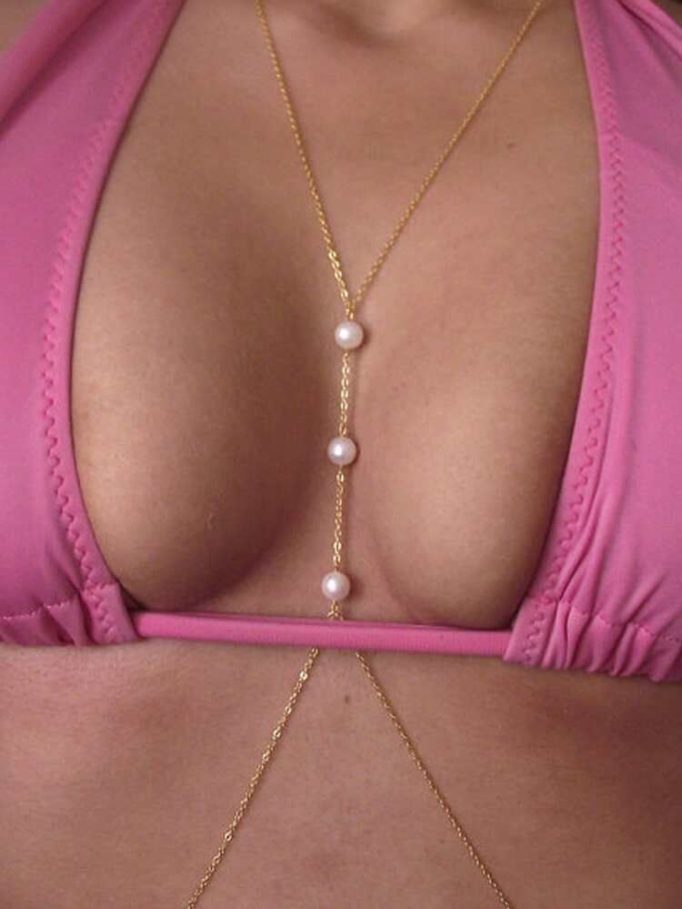 Faux Pearl Decor Body Chain | SHEIN