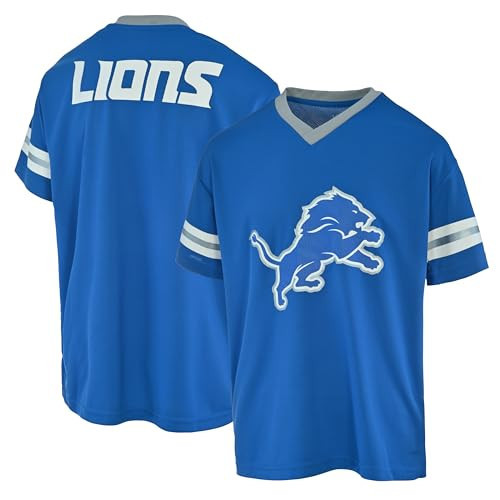 Outerstuff NFL Kids Youth 4-20 Official Game Day Team Jersey (Size 5-6, Detroit Lions - Blue) | Amazon (US)