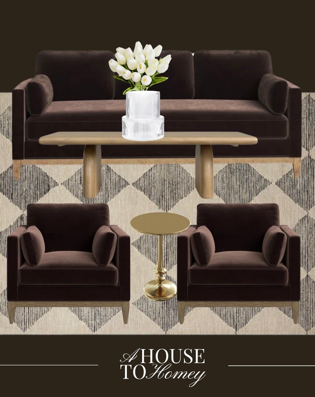 Living room inspo with a ton of Wayfair items that are all on sale right now!!

Wayfair sale
Spring cyber week
Living room
Living room inspo
Brown sofa
Brown velvet couch 
Brown velvet sofa 
Brown velvet Accent chairs 
Accent chairs 
Living room furniture 
Brown velvet furniture 
Rectangular wood coffee table 
Coffee table 
Wood coffee table 
Gold side table 
Side table 
Checkered living room rug 
Checkered rug 
Tulips 
Faux tulips
Clear case
Ribbed vase
Loloi rug

#LTKHome #LTKSaleAlert #LTKSeasonal