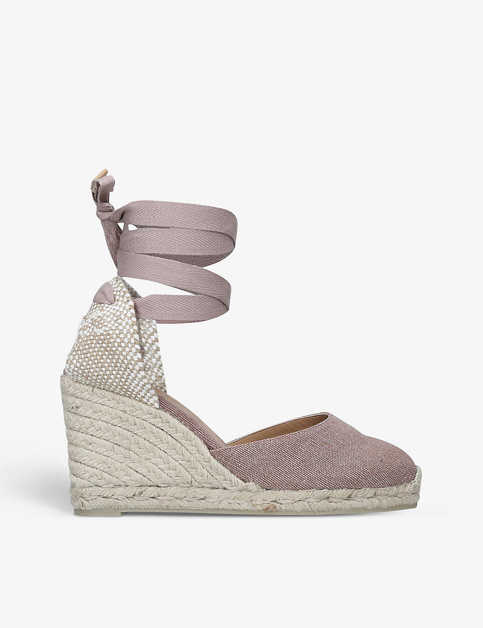 Carina cotton-canvas wedge espadrilles | Selfridges