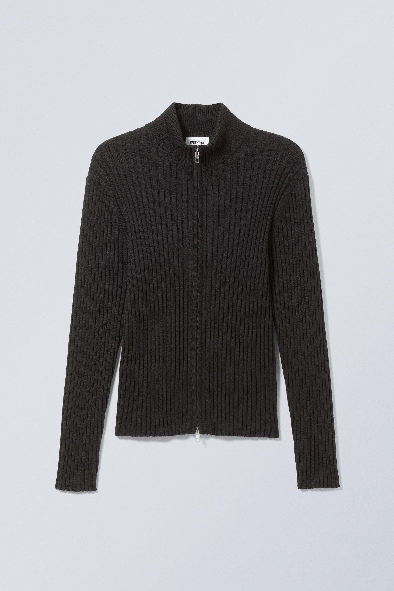 DEREK SLIM-CARDIGAN MIT REISSVERSCHLUSS | Weekday