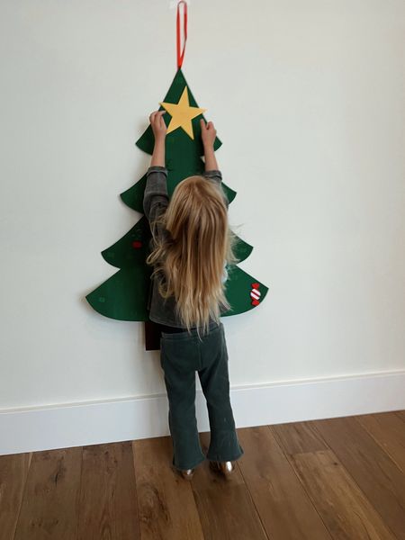 Felt Christmas tree off amazon for kids to decorate 🎄

#LTKHoliday #LTKkids #LTKSeasonal
