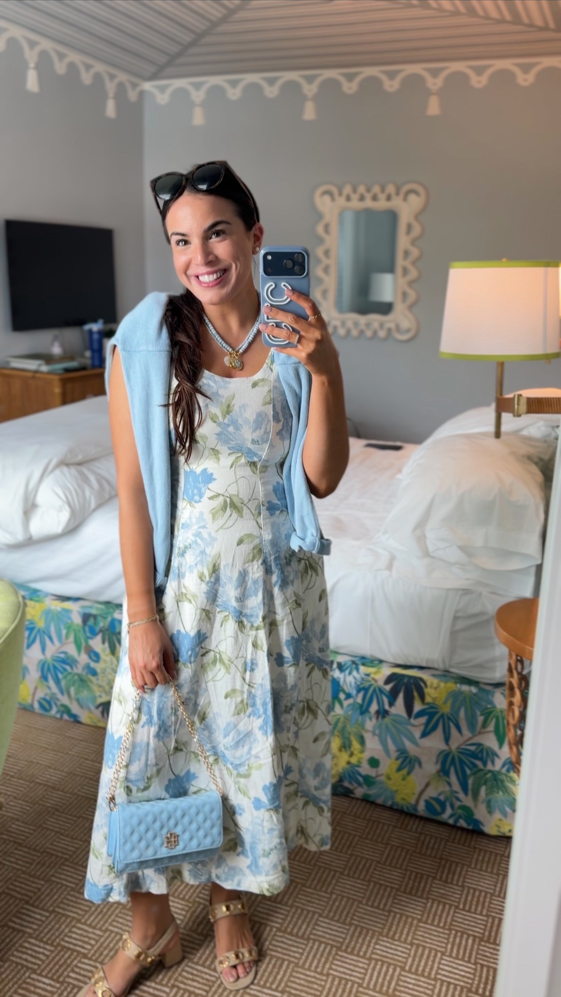 Palm Beach OOTD / wearing my Caroline Hill Brynleigh bag and I layered the straps so it’s a shoulder bag - so cute! 

#LTKootd #LTKSaleAlert #LTKvlog