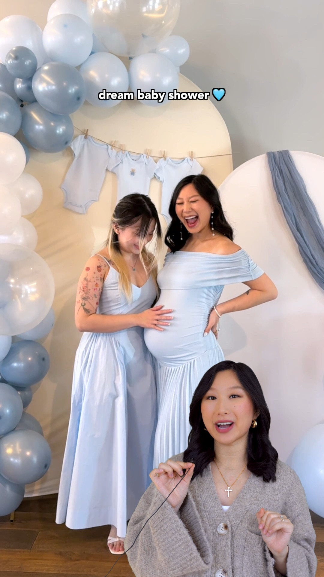 Blue Off Shoulder Dress: size XS (pre-pregnancy size)

Baby shower, tutorial, DIY, bump style, first time mom

#LTKBump #LTKHome #LTKmomlife