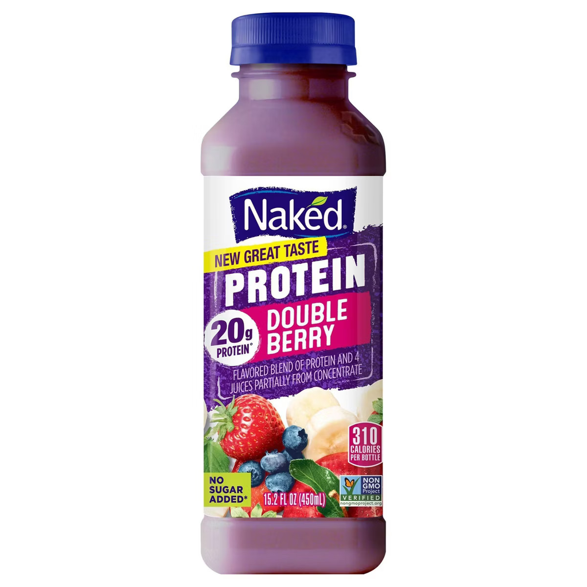 Naked Protein Double Berry Protein Zone Juice Smoothie  -15.2 fl oz | Target