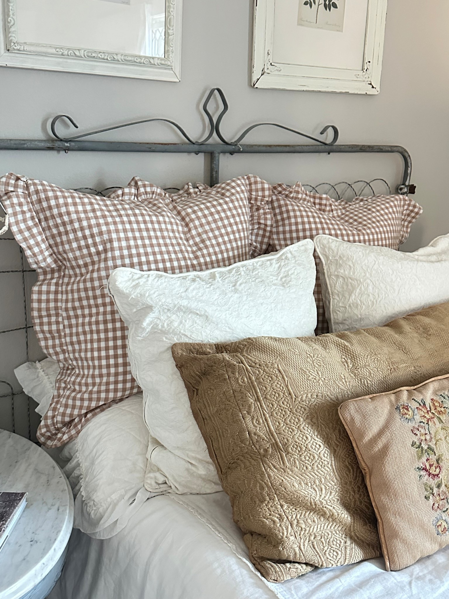 I added these gingham check euro shams with the ruffled edge to my guest bed recently and love the look.

It was an easy and very inexpensive way to refresh the bedding.

These pillow come in lots of colors, solid and check, and several different sizes.

Mine are the 26” square. 

#LTKStyleTip #LTKFindsUnder50 #LTKHome