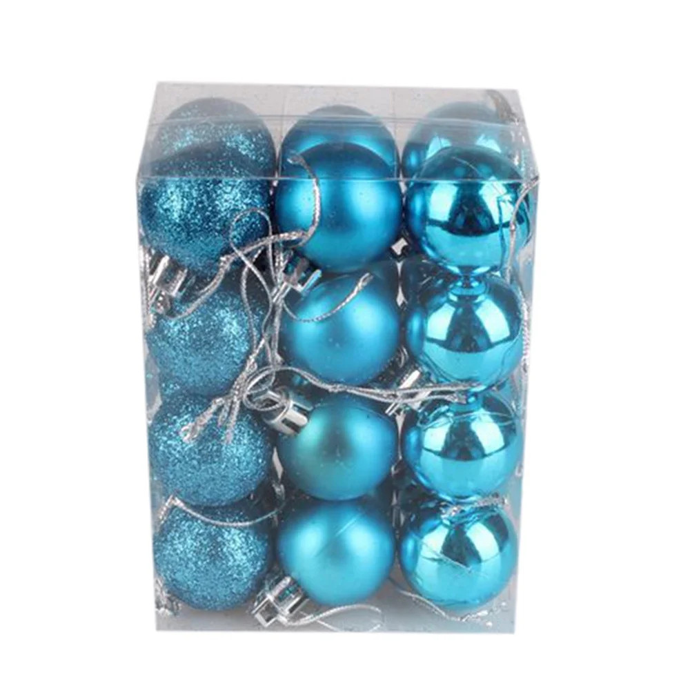 24Pcs Mini Christmas Balls Ornaments, Small Shatterproof Christmas Baubles for Xmas Christmas Tre... | Walmart (US)