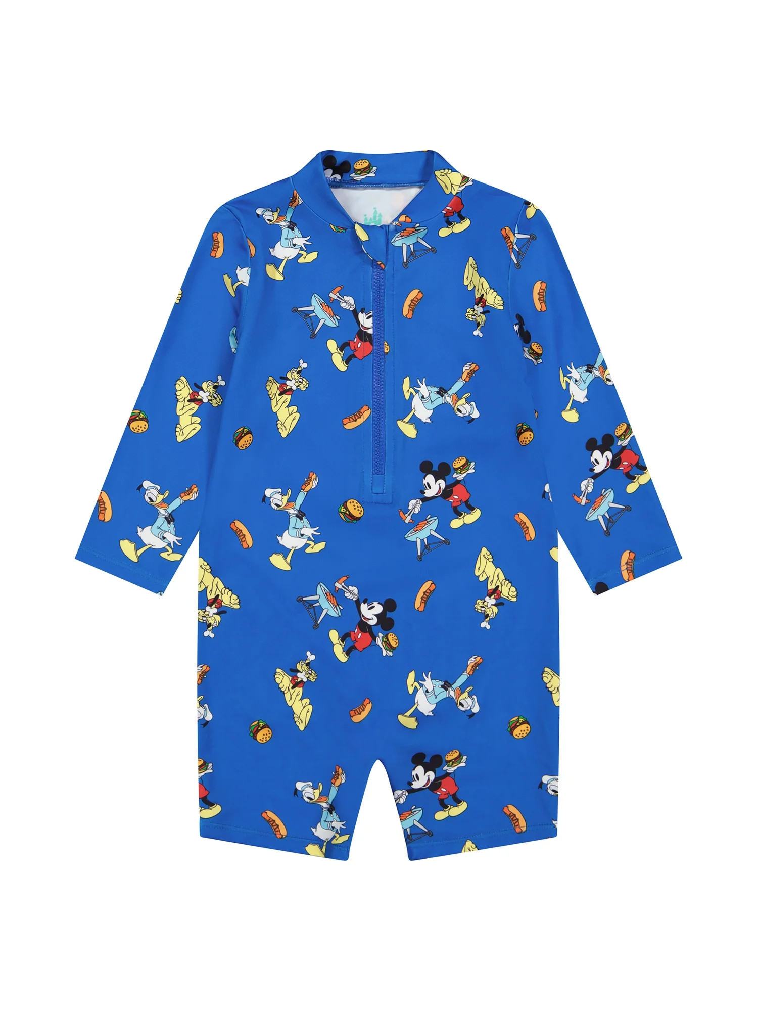 Character Baby Boy One- Piece Rash Guard Swimsuit, Sizes 0/3M- 24M | Walmart (US)