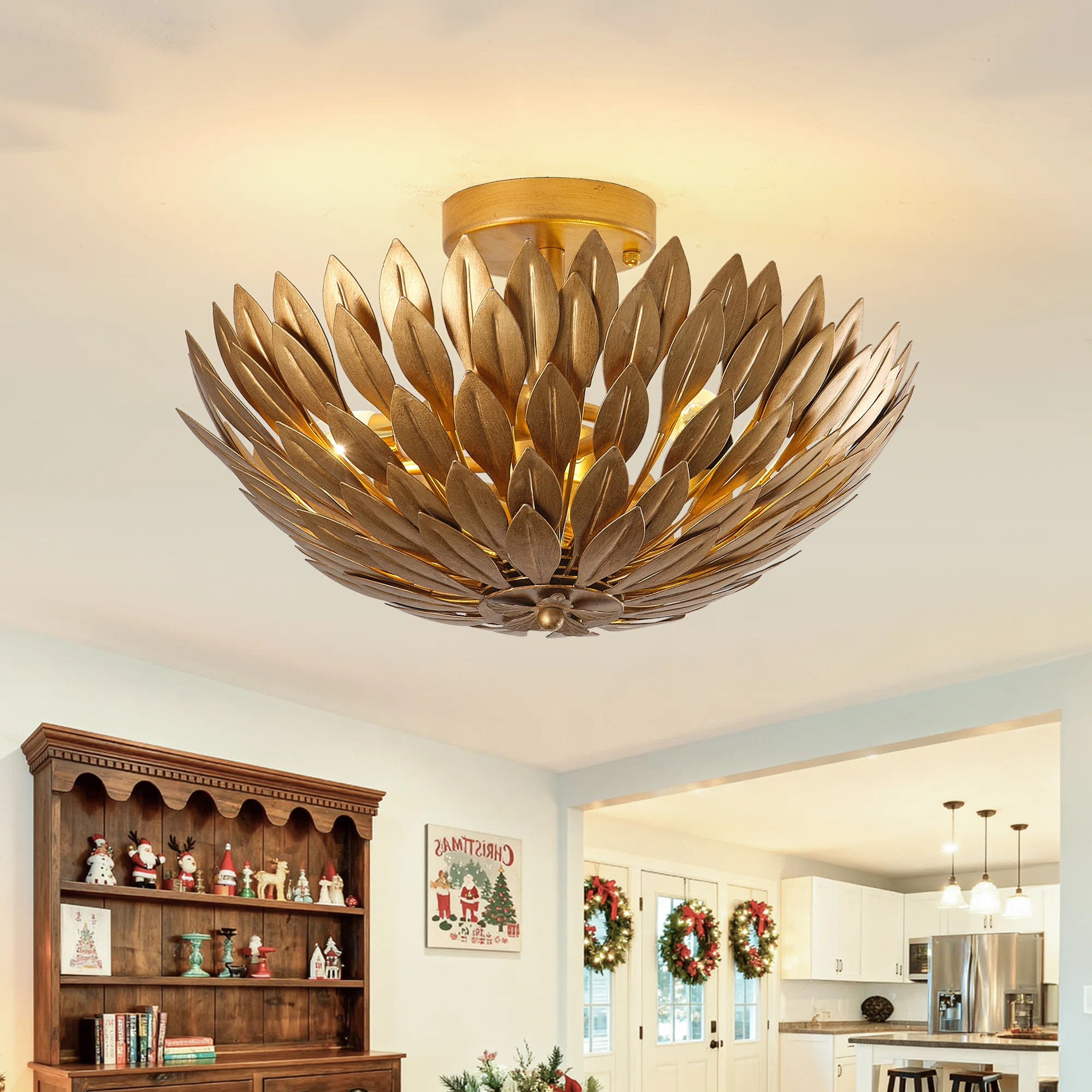 3 - Light Semi Flush Mount | Wayfair North America