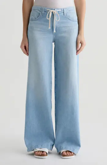 AG Stella Wide Leg Drawstring Pants in Serendipity at Nordstrom Rack, Size 28 | Nordstrom Rack