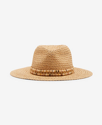 Steve Madden H-Reina Lux Spectrum Shine-Trim Panama Hat - Macy's | Macy's