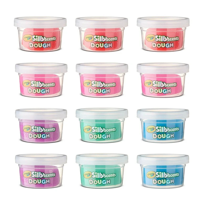 Crayola Silly Scents 12-Pack Dough Set for Creative Play and Valentine’s Day | Walmart (US)