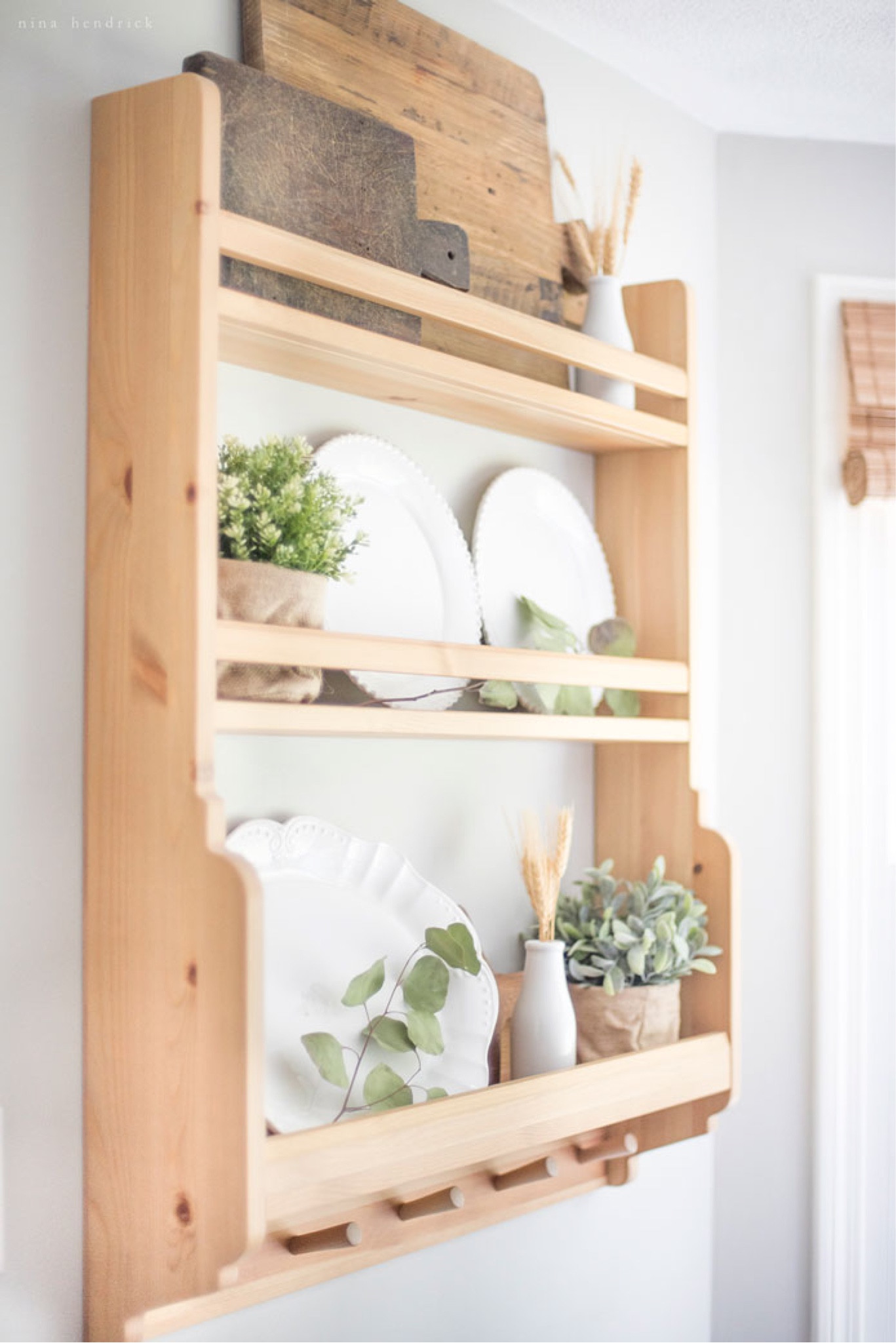 A wall dish rack is a great way to showcase your dishware and save space on storage! 

#LTKhome