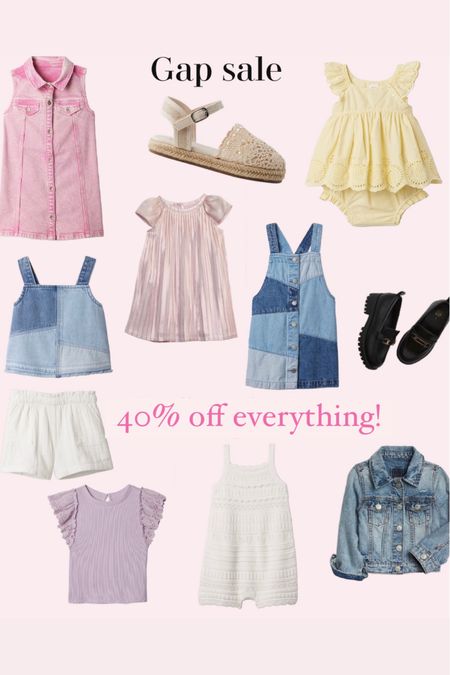 Toddler gap baby gap sale!
40% off everything! 

#LTKkids #LTKbaby #LTKsalealert