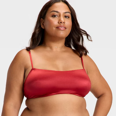 Women's Satin Unlined Scoop Bralette - Auden™ | Target