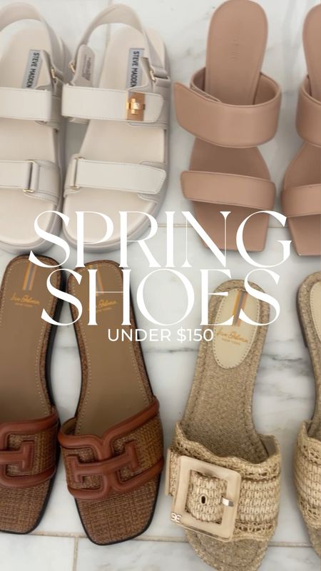 Spring shoes under $150. Spring style. Summer style. Sandals, heels, sneakers. Favorite shoes  

#LTKstyletip #LTKworkwear #LTKshoecrush