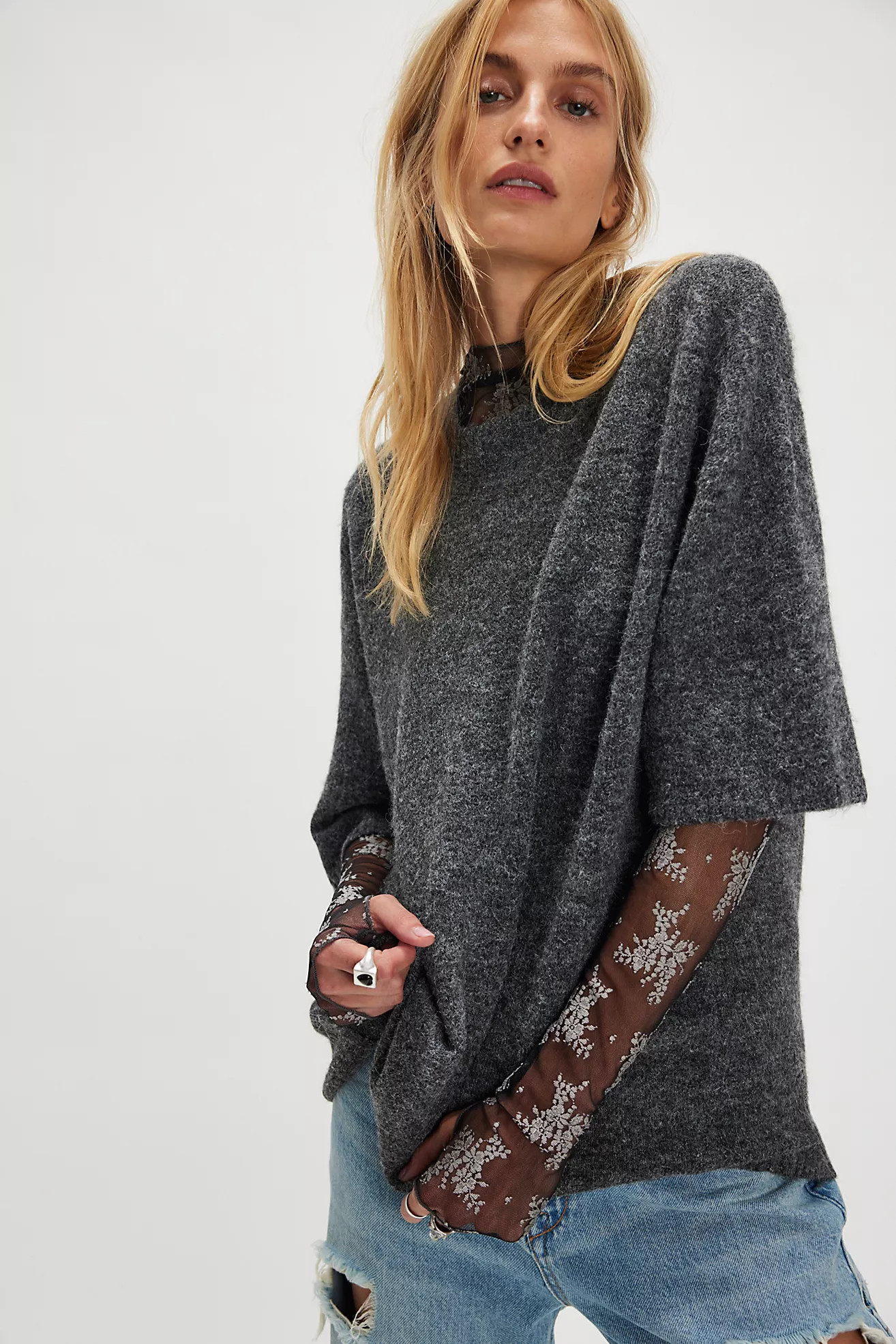 Margot SoftSpun Sweater Tee | Free People (Global - UK&FR Excluded)