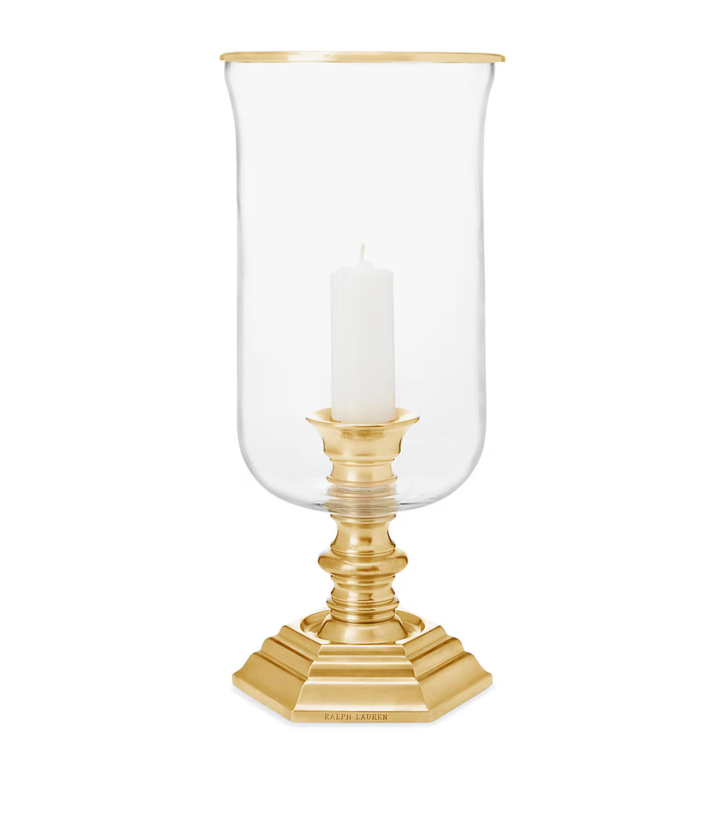 Ralph Lauren Home Small Classic Hurricane Candle Holder | Harrods (US)