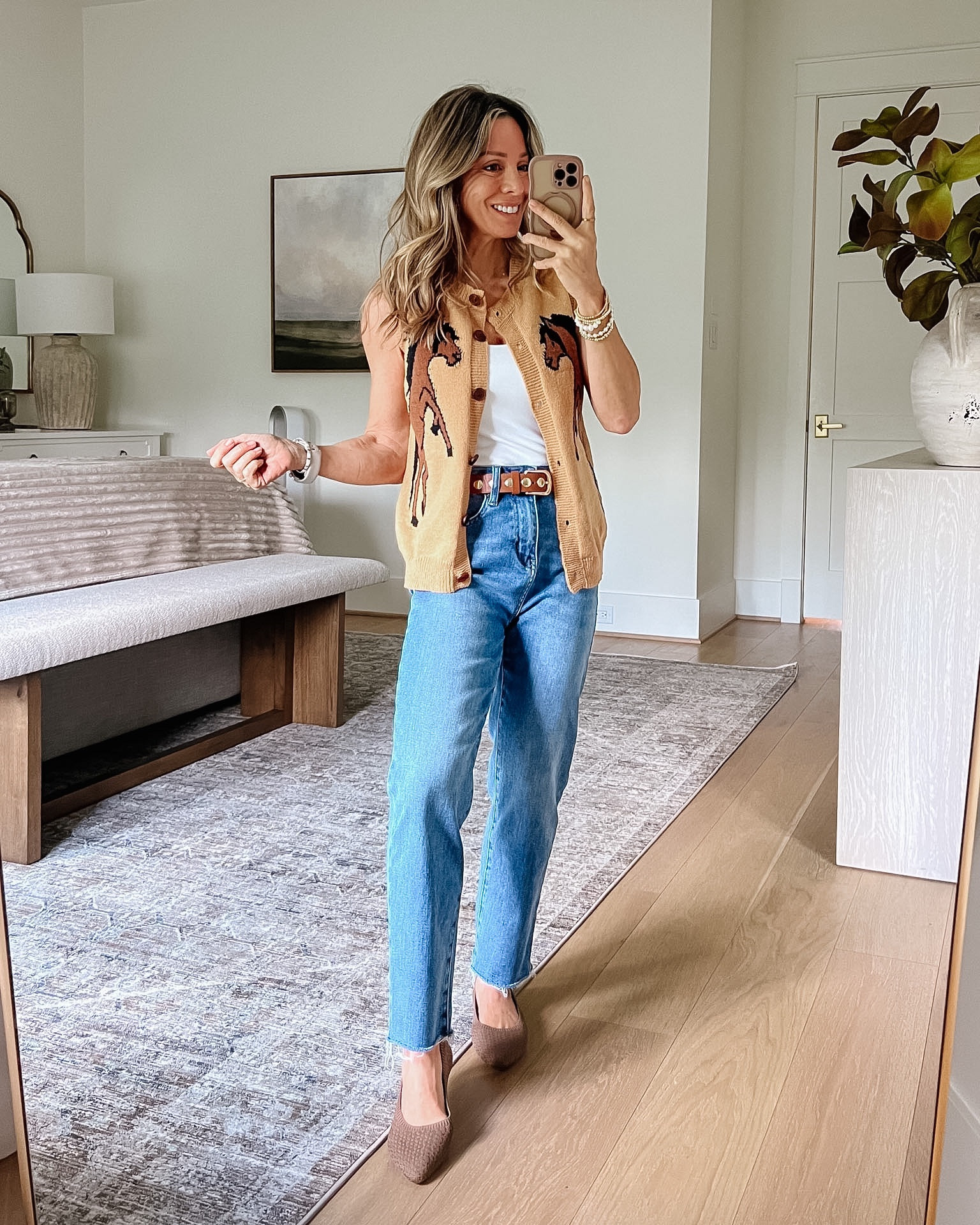 Early fall styles in sleeveless sweaters from Amazon 🍂 

Sweater Fit: I’m wearing a Small

Jeans Fit: I’m wearing a 2

#LTKgrwm #LTKPetite #LTKOver40