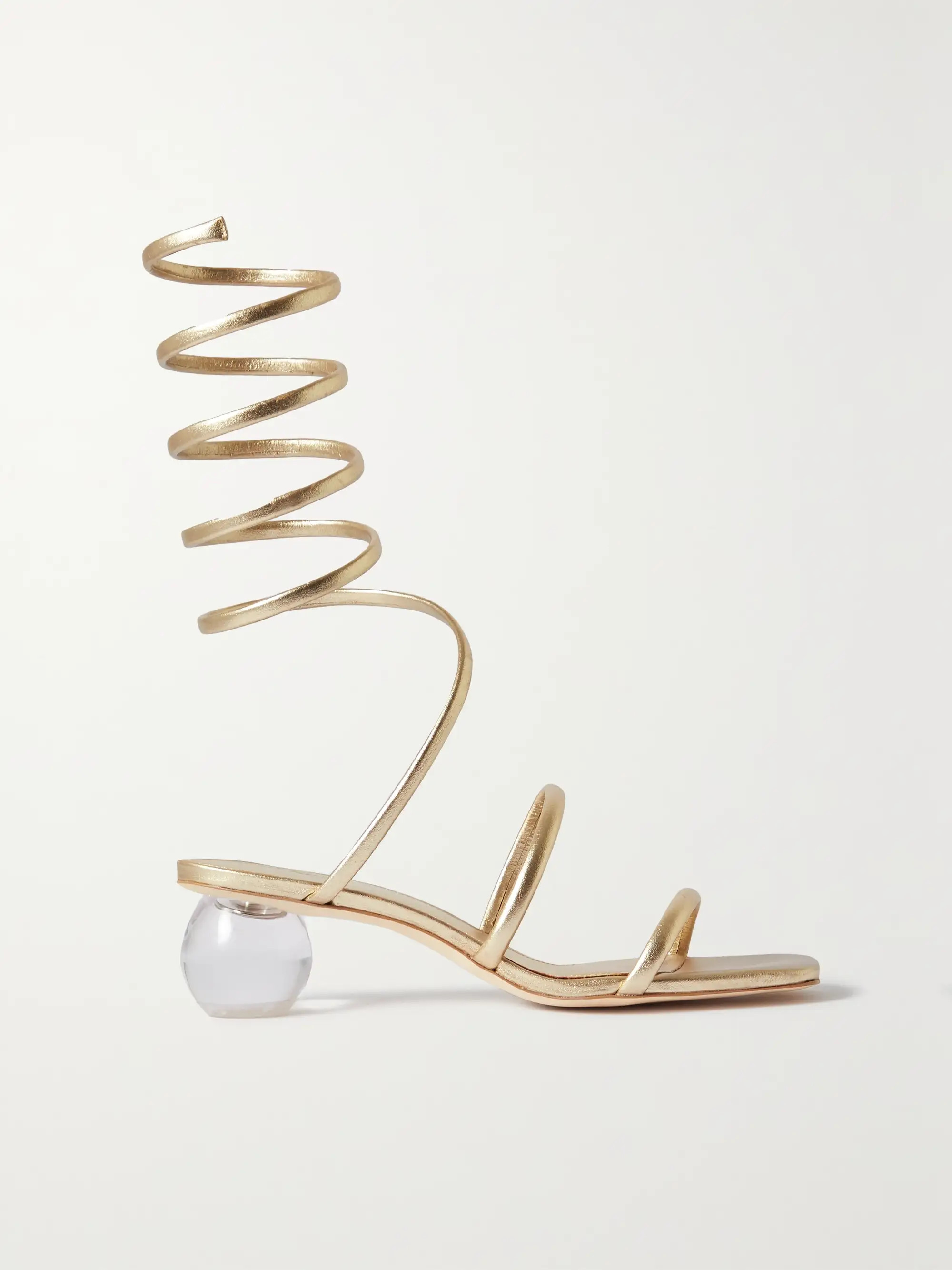 Freya metallic leather sandals | NET-A-PORTER (UK & EU)