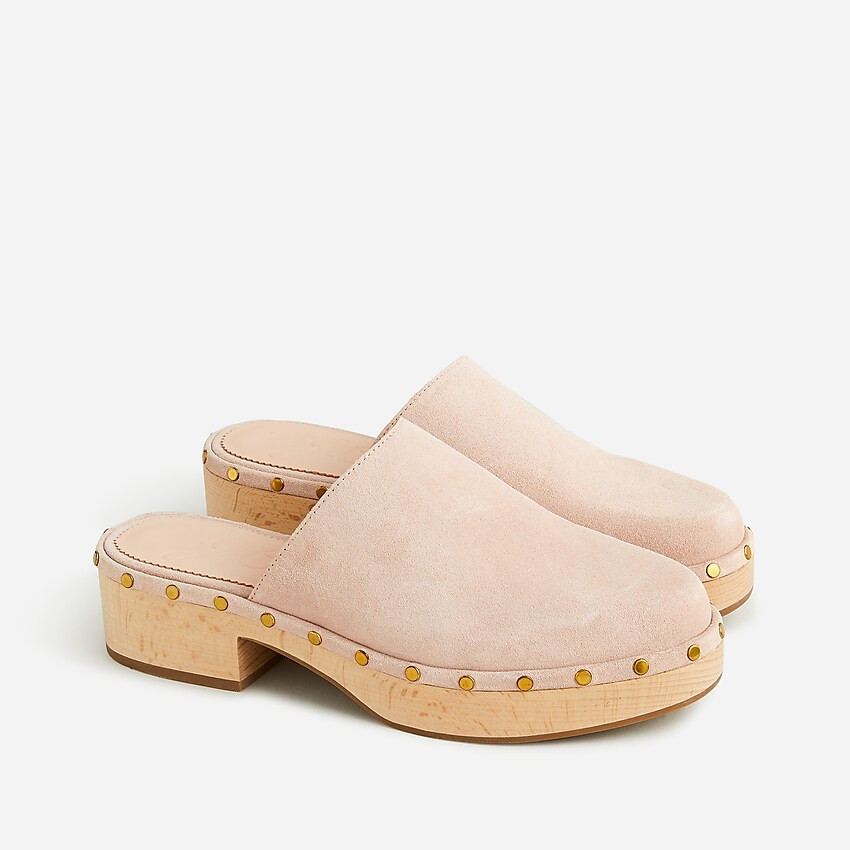 Dakota clogs in suede | J. Crew US