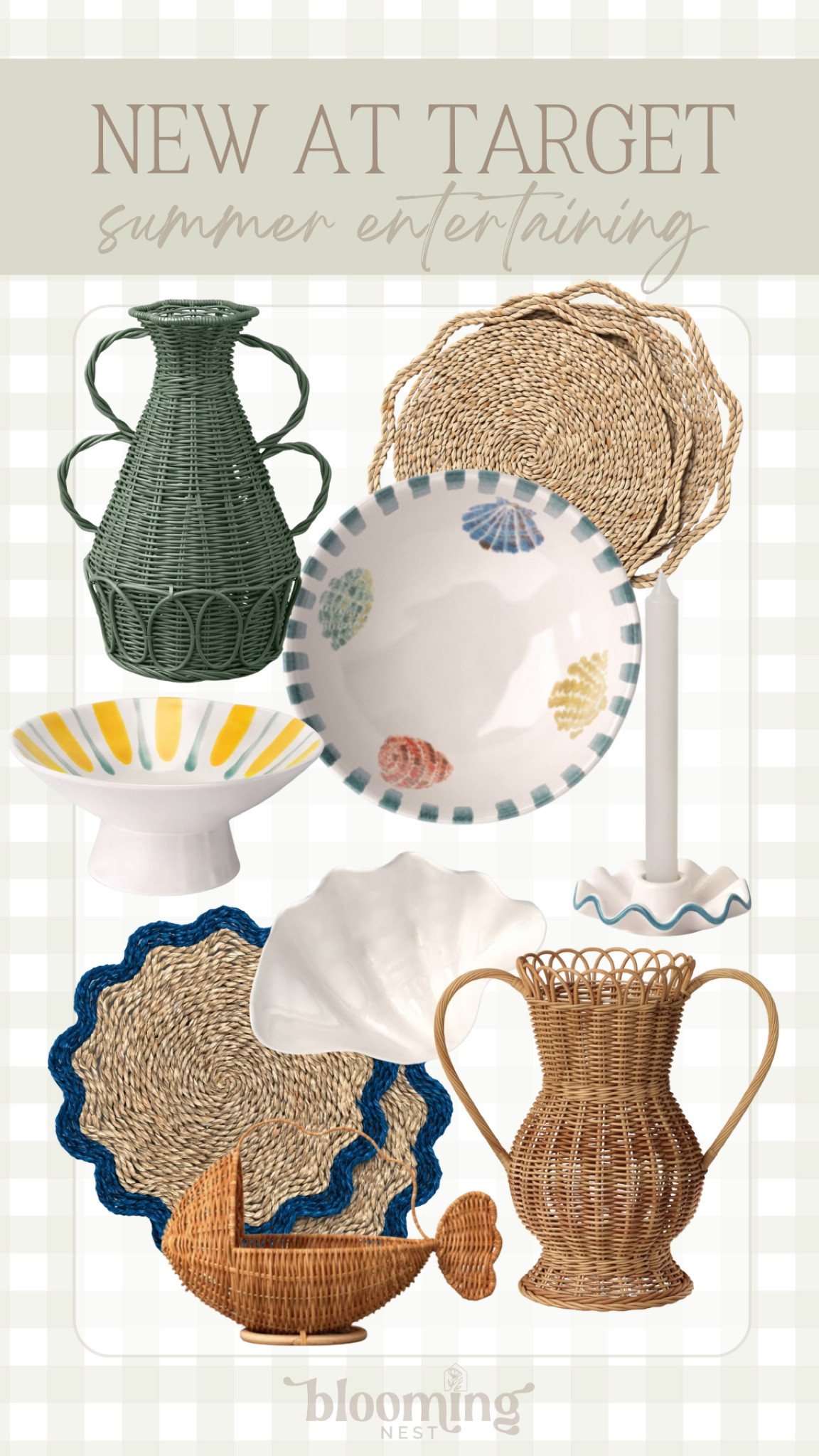 Cute new arrivals at Target! 

THEBLOOMINGNEST entertaining summer beach kitchen vase 

#LTKSeasonal #LTKFindsUnder50 #LTKHome