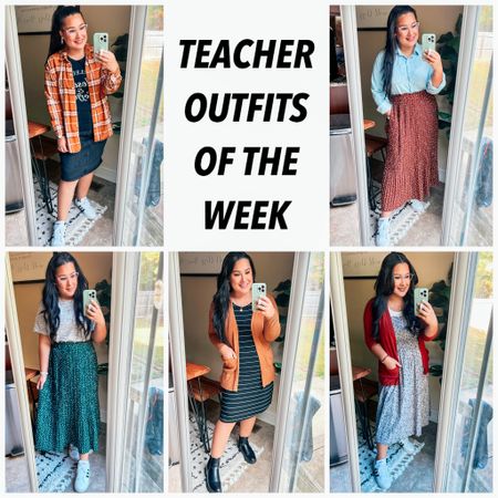 My teacher outfits of the week. Teacher style. Teacher looks. Classroom style. Target fashion. Old navy style. Amazon fashion. 

#LTKworkwear #LTKunder50 #LTKstyletip