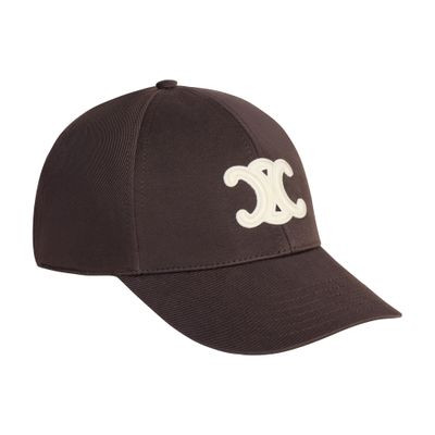 Triomphe baseball cap in cotton - CELINE | 24S (APAC/EU)