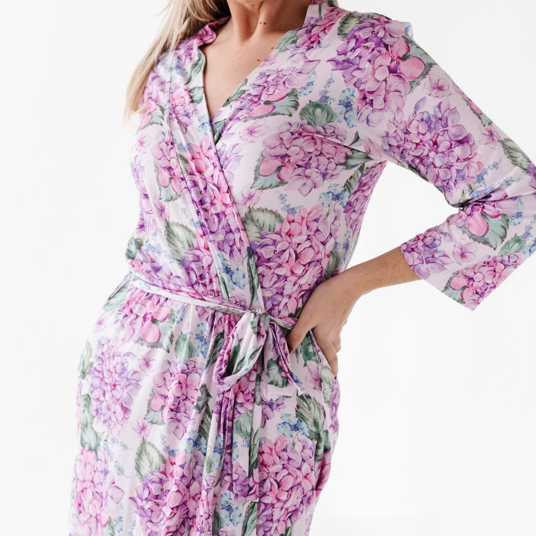 You Had Me At Hydrangea Robe | Bums & Roses
