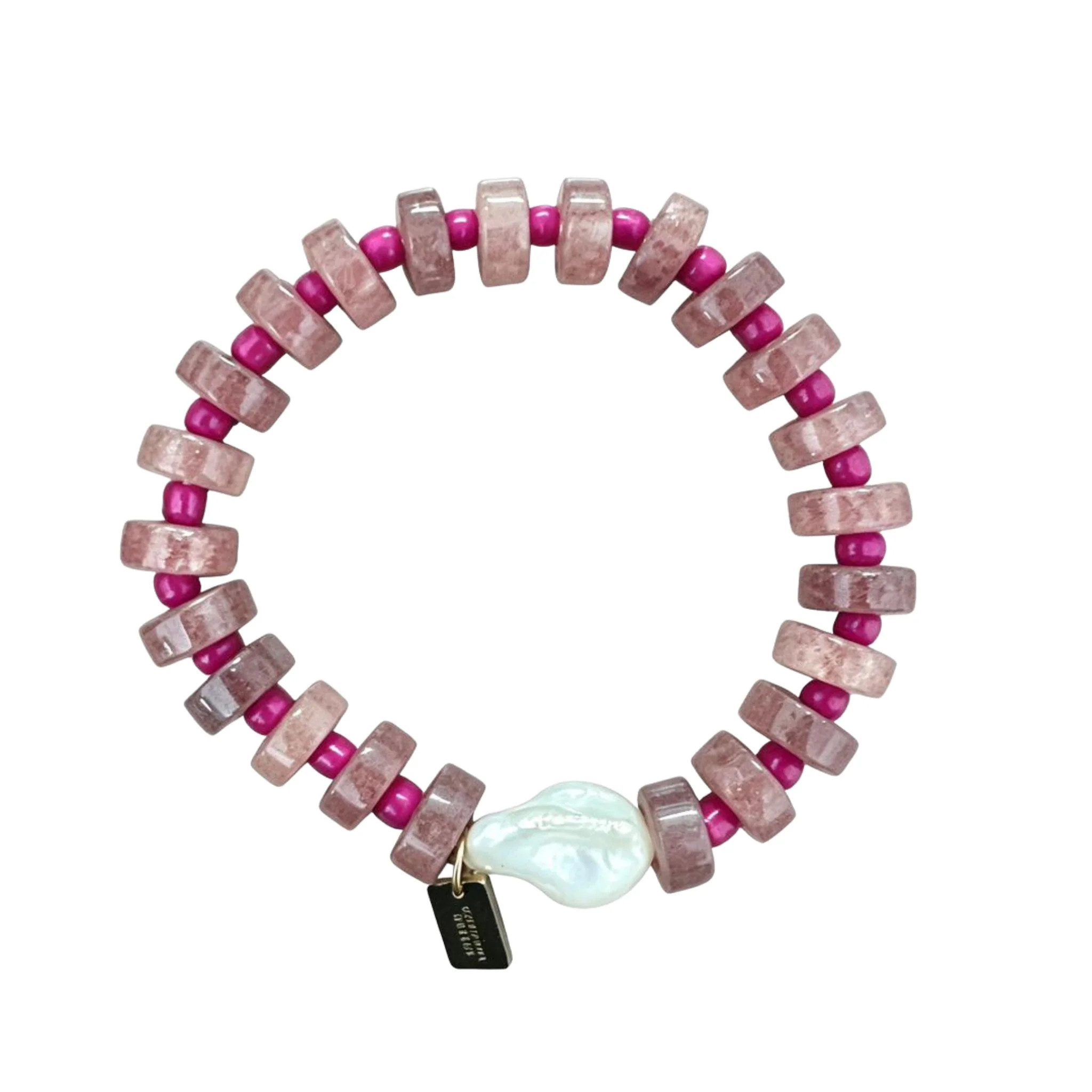 Joyful Heart Baroque Pearl Beaded Bracelet | Christina Greene LLC