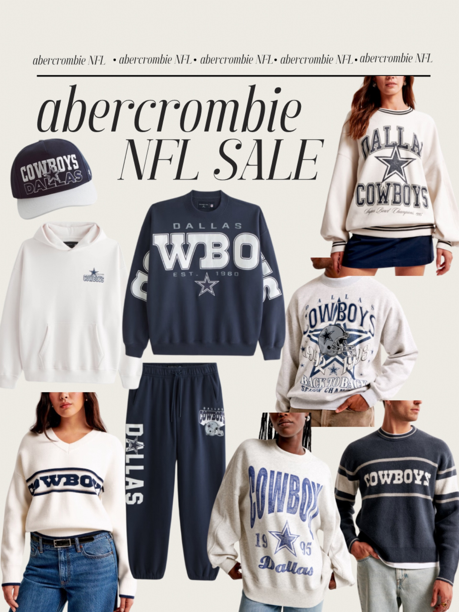 20% off all NFL apparel! Game day outfits! @abercrombie #abercrombie 

#LTKFindsUnder100 #LTKSaleAlert