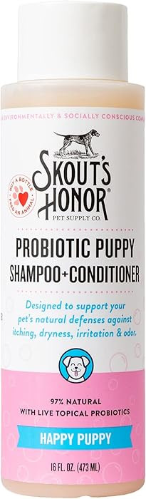 Skout’s Honor Probiotic Natural Dog Shampoo and Conditioner with Avocado Oil & Omega-3s, Gentle... | Amazon (US)