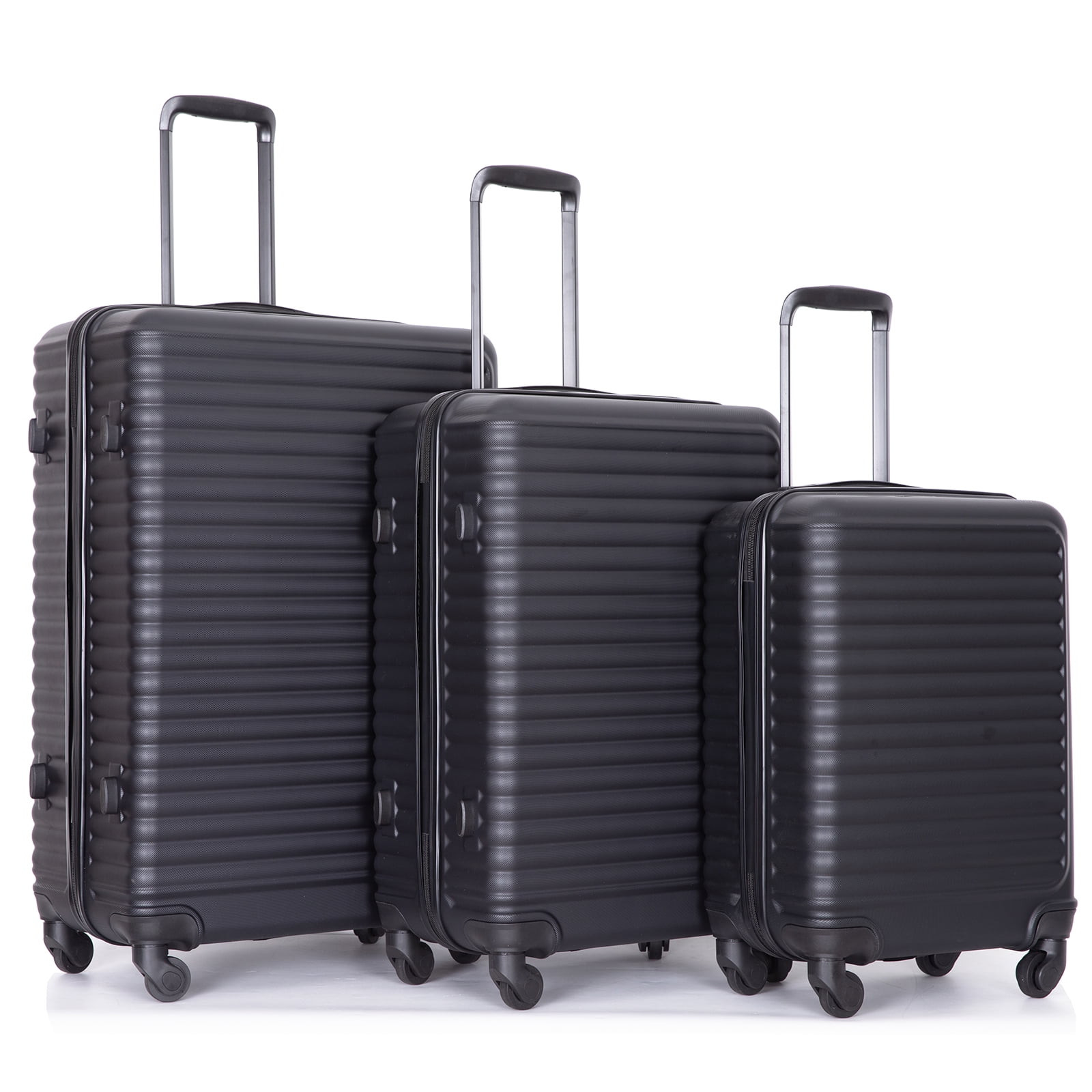 Travelhouse 3 Piece Hardside Luggage Set Hardshell Lightweight Suitcase with TSA Lock Spinner Whe... | Walmart (US)