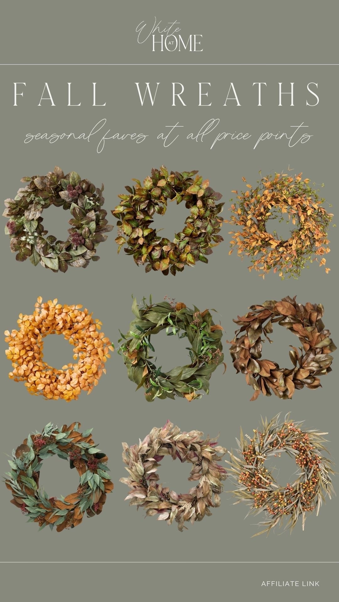 The prettiest fall wreath roundup at all price points! A mix of high-end and affordable—all with gorgeous texture, tone, and dimension. Make your front porch cozy and warm this season!

#LTKHome