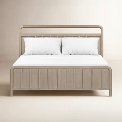 Honey Solid Wood Platform Bed | Wayfair North America