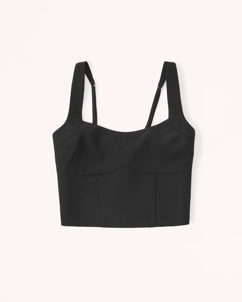 Tailored Corset Set Top | Abercrombie & Fitch (US)