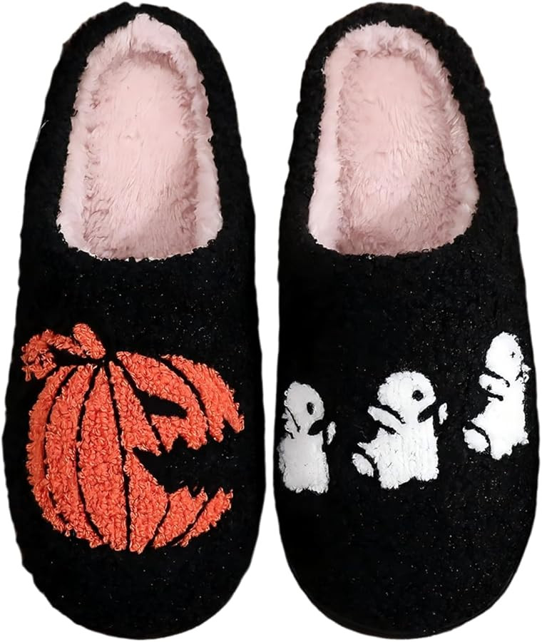 Womens Mens Home Slippers Memory Foam Soft Slip On Non-Slip Fuzzy Outdoor Indoor House Slippers | Amazon (US)