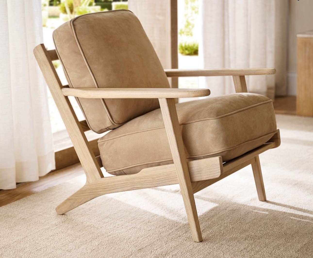 Raylan Leather Chair home furniture bedroom lounge living room sitting room

#LTKHome