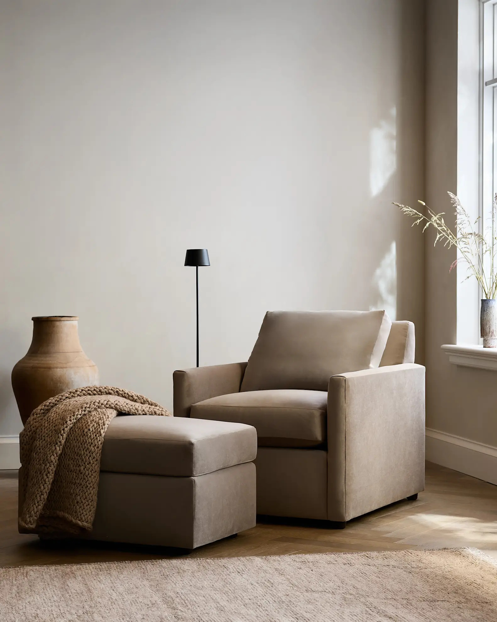 Brennan Accent Chair in Performance Velvet | Quince