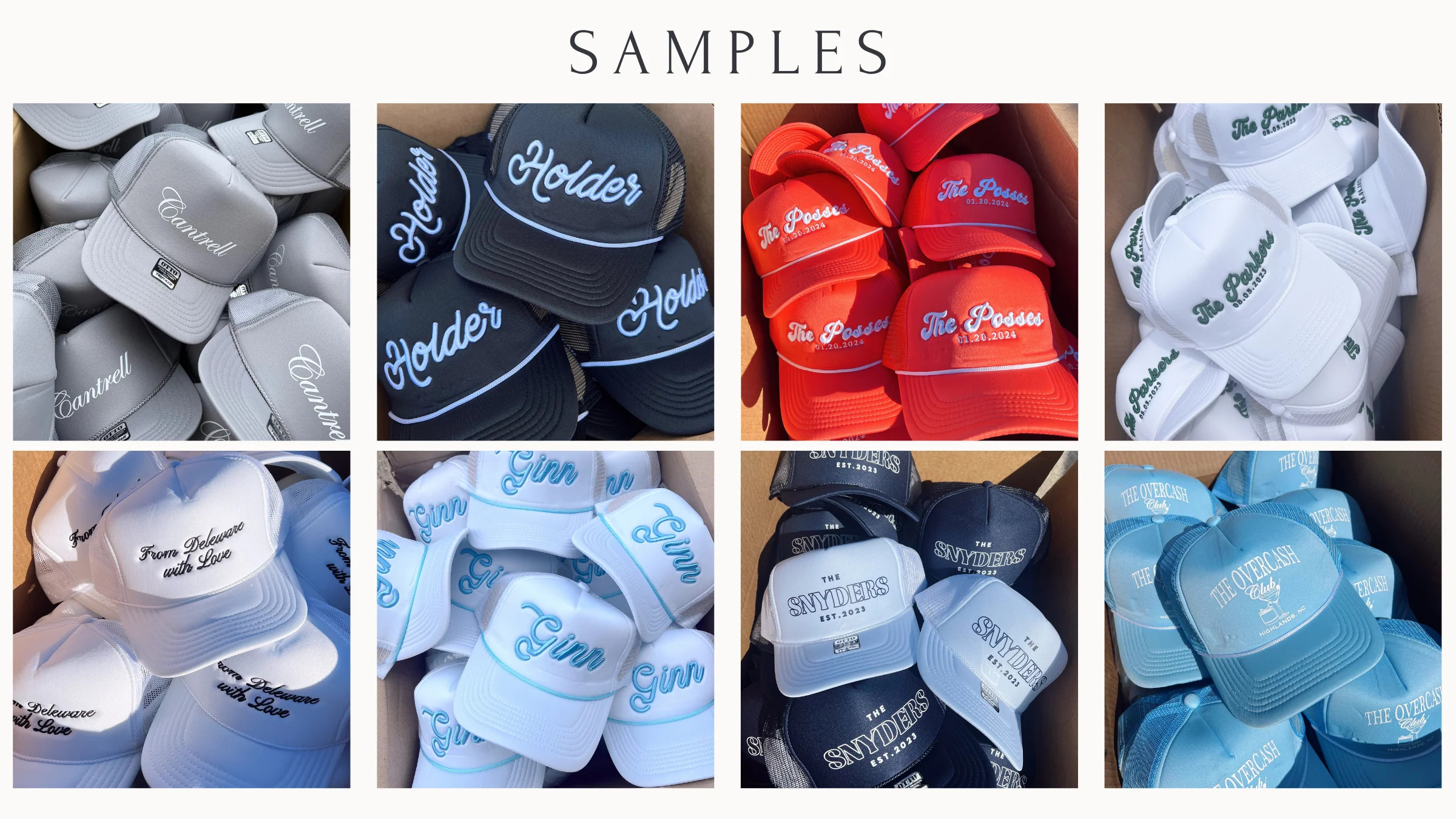 Custom Trucker Hat - Bulk (50+) For Weddings / Events | KenzKustomz