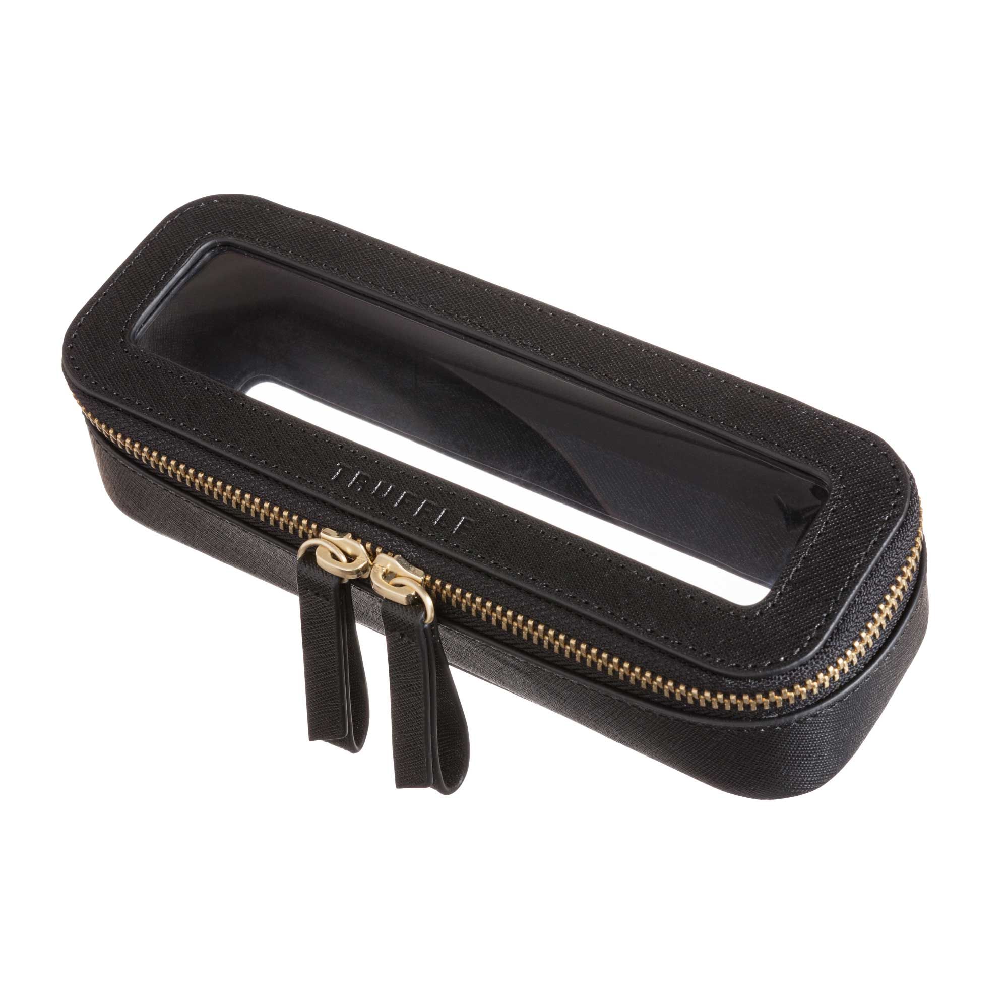 Clarity Mini Jetset Case - Mini Leather Bag | Truffle | TRUFFLE